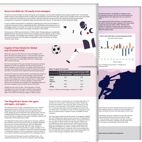 Manager versus Machine second-half report 2025