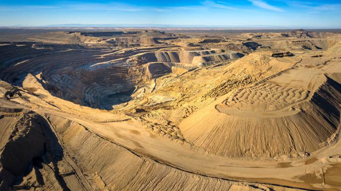 A photo of a gold mine