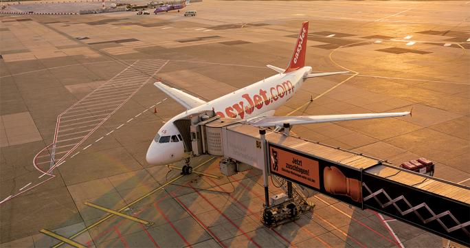 An EasyJet plane