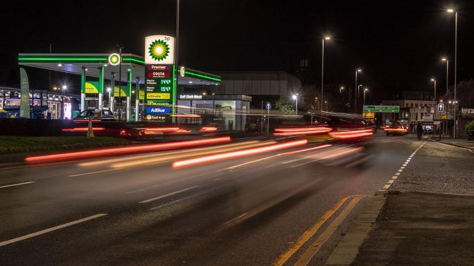 BP petrol station