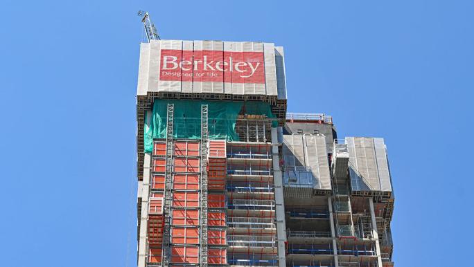 High rise flats under construction