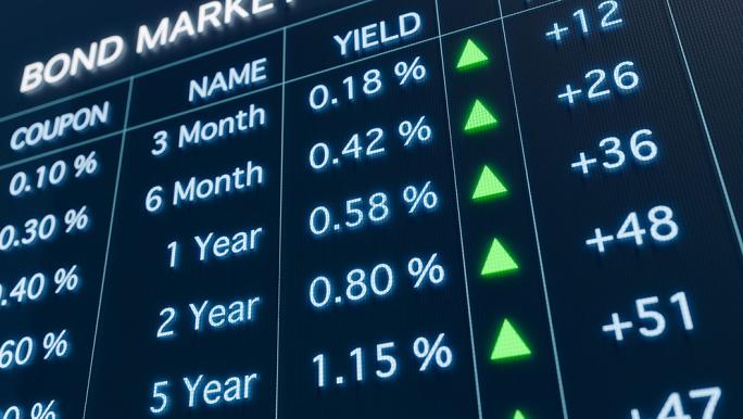 Bond market Stock Exchange screen