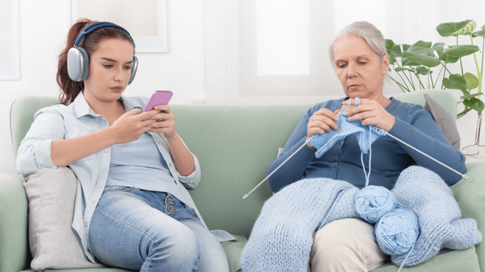 A GenZer and a Boomer sat together