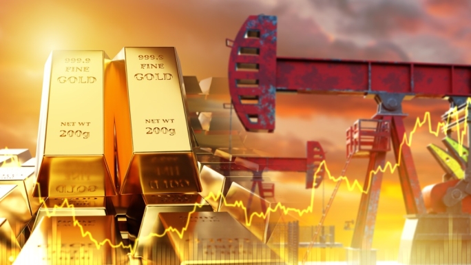 Gold and oil chart