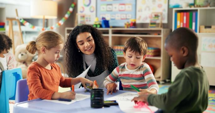 Children in a nursery
