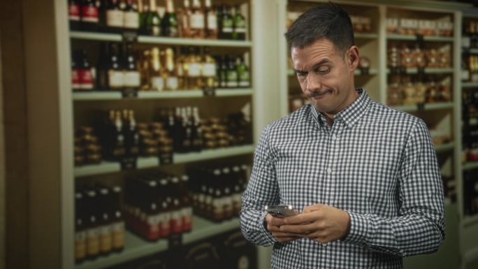 A man on mobile