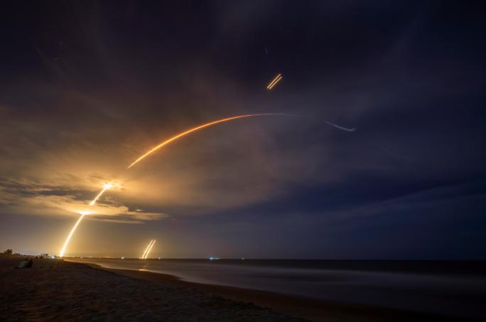 SpaceX Falcon Heavy Launch and Landing