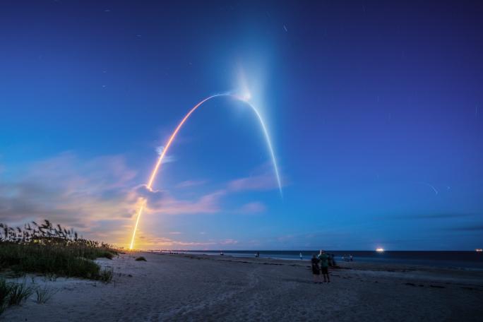 SpaceX rocket launch