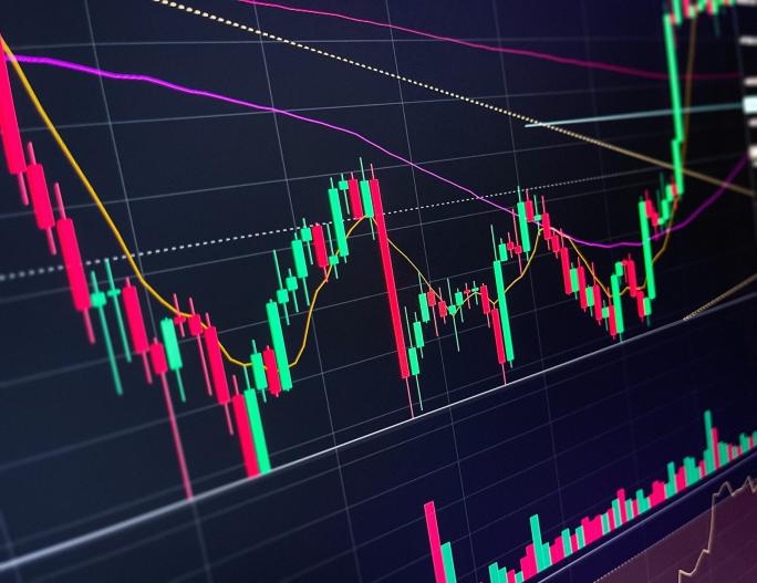 A stock chart