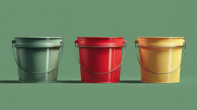 Three buckets