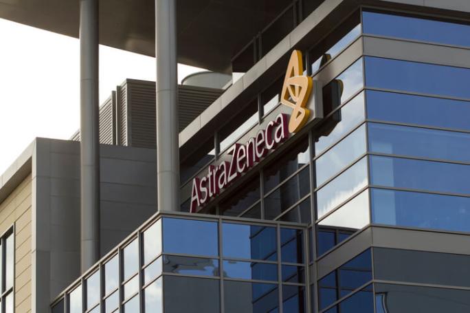 astrazeneca logo on building