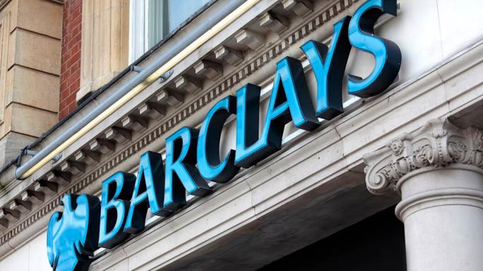 barclays bank sign on building