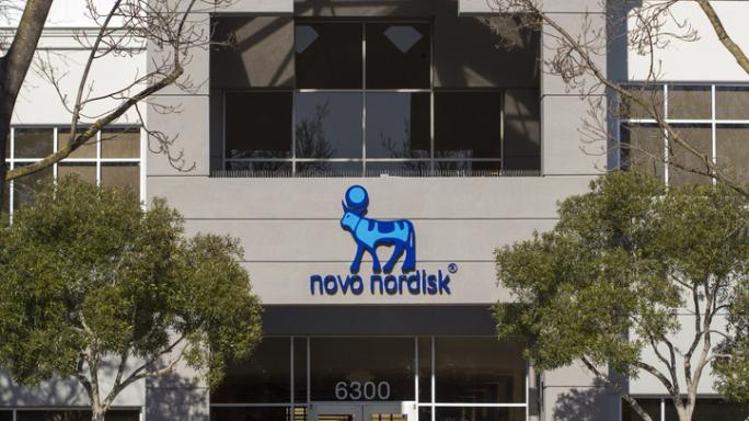 novo nordisk sign on building