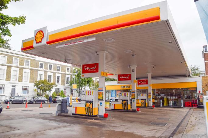 Shell petrol station