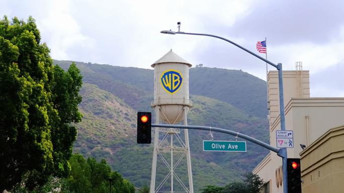 warner bros studios water tower street view