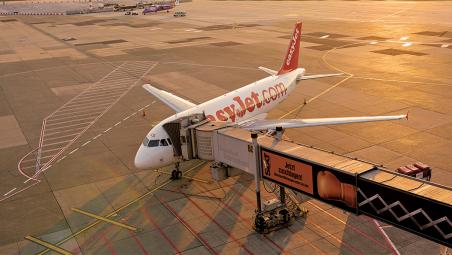 An EasyJet plane