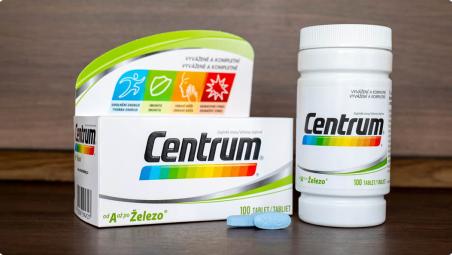 Centrum bottle and tablets