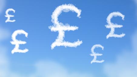 Clouds in the shape of pound signs