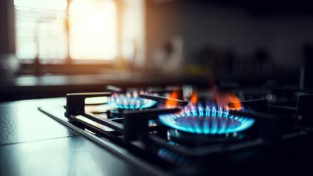 A gas cooker