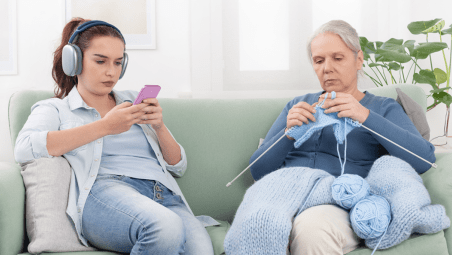 A GenZer and a Boomer sat together