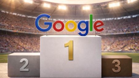 Google in gold place