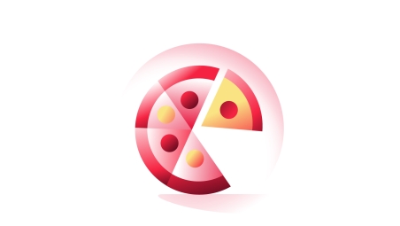 Pizza slices