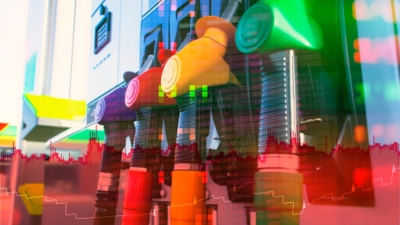 Image of petrol pumps