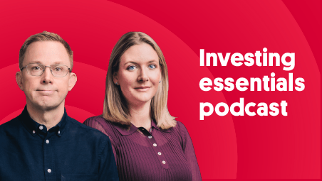 Investing essentials podcast presenters Charlene Young and Dan Coatsworth