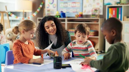 Children in a nursery