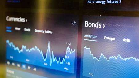 Currencies and bonds screen