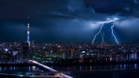Storm in Tokyo