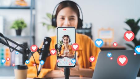 Vlogger live streaming