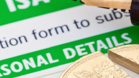 Cash ISA application form