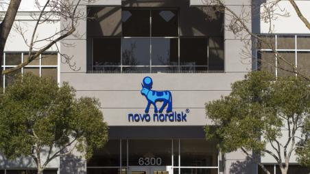 novo nordisk sign on building