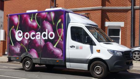 ocado delivery vehicle