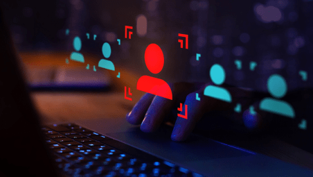 User profiles on screen