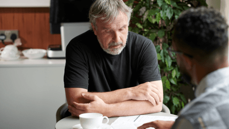 Man nearing retirement